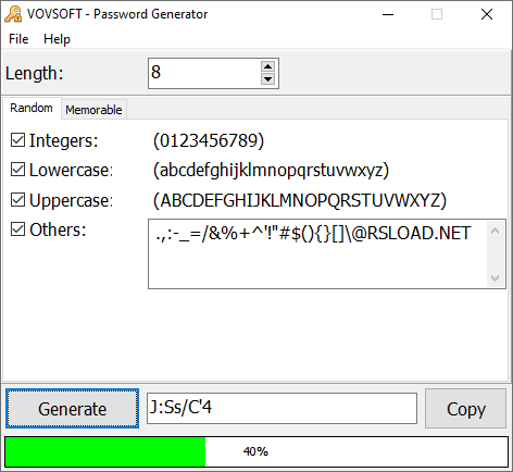  Vov Password Generator скачать